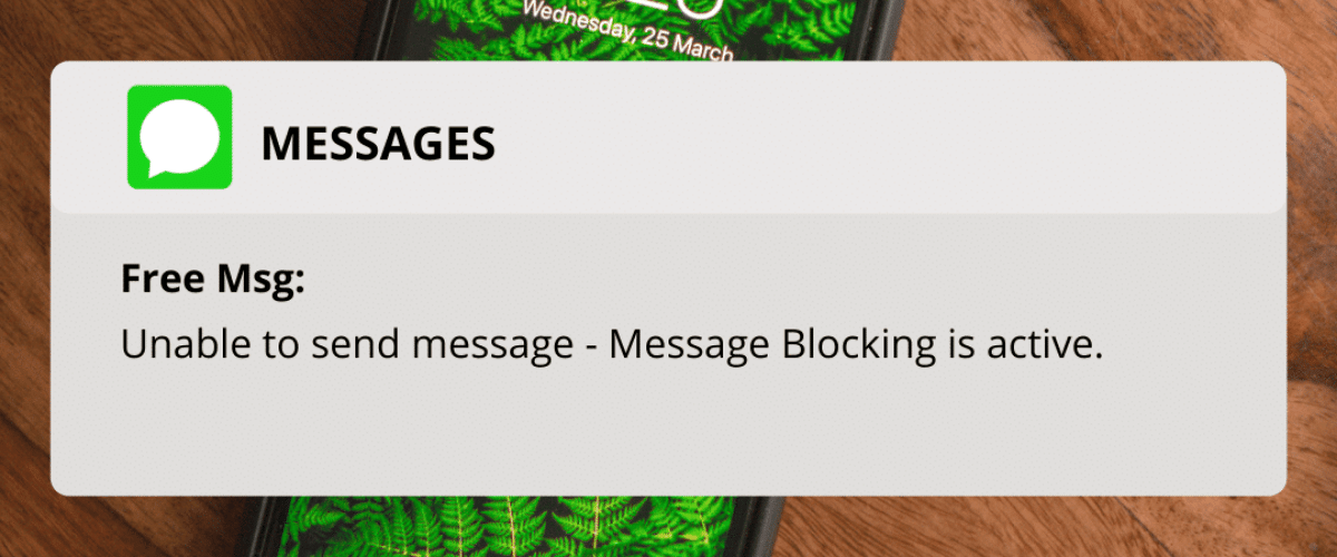 message blocking active simple mobile iphone